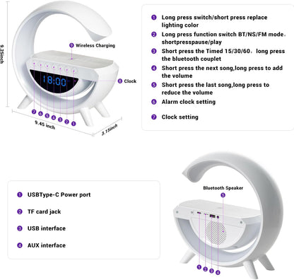 Oppay Lumisound: Bocina RGB y Cargador Inalámbrico